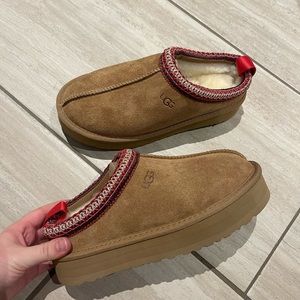 UGG platform tazman slippers